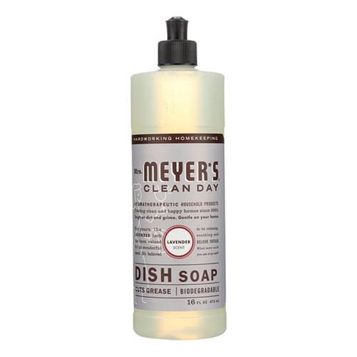 Foto de Mrs. Meyer's Clean Day - Liquid Dish Soap - Lavender - Case of 6 - 16 oz