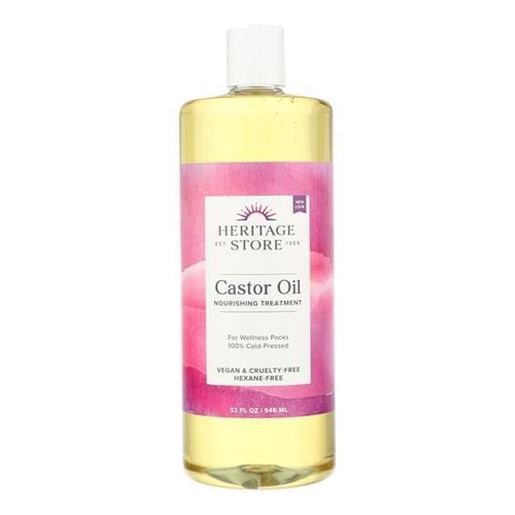 Image sur Heritage Products Castor Oil Hexane Free - 32 fl oz