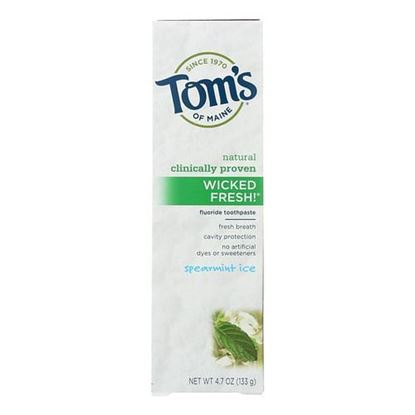 Picture of Tom's of Maine Wicked Fresh Toothpaste Spearmint Ice - 4.7 oz - Case of 6