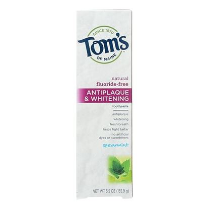 Picture of Tom's of Maine Antiplaque and Whitening Toothpaste Spearmint - 5.5 oz - Case of 6