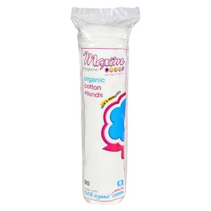 Picture of Maxim Hygiene Organic Cotton Rounds - 80 Rounds