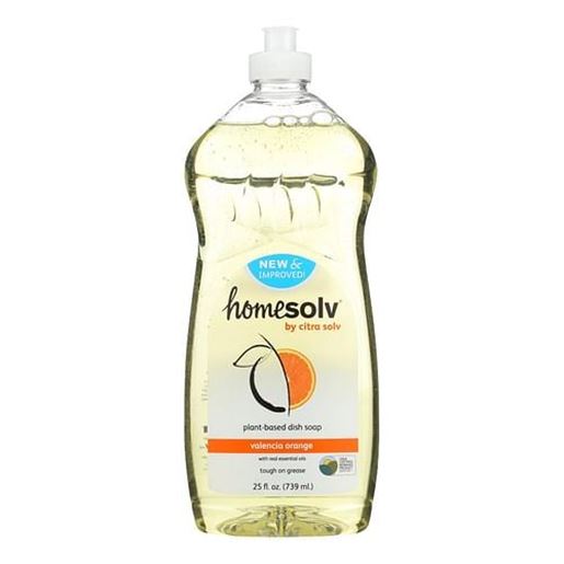 Picture of CitraSolv Homesolv CitraDish Natural Dish Soap - Case of 12 - Valencia Orange - 25 oz