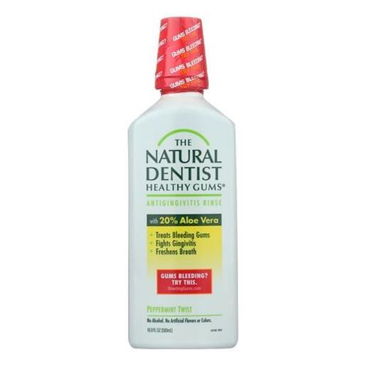 Picture of Natural Dentist Healthy Gums Antigingivitis Rinse Peppermint Twist - 16.9 fl oz