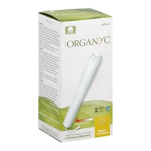 Picture of Organyc Cotton Tampons - Regular Apple - 16 Pack