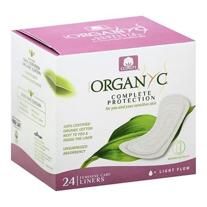 Picture of Organyc - Panty Liners Ctn Folded - 1 Each - 24 CT