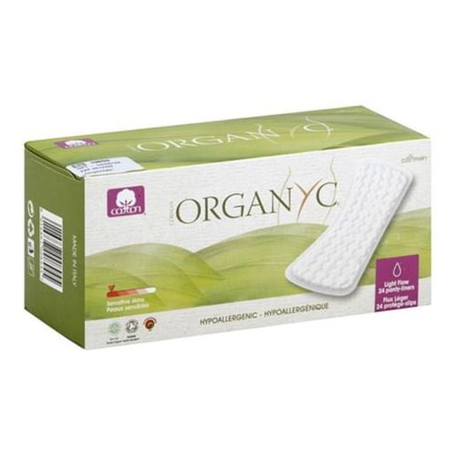 Picture of Organyc Cotton Flat Panty Liners - 24 Pack