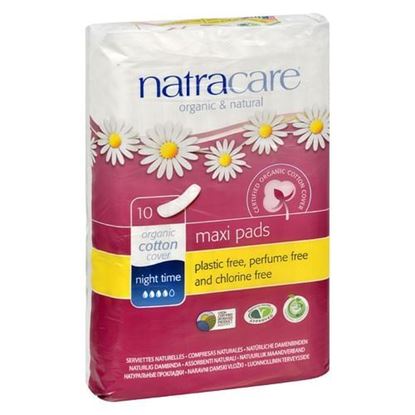 Picture of Natracare Natural Night Time Pads - 10 Pack