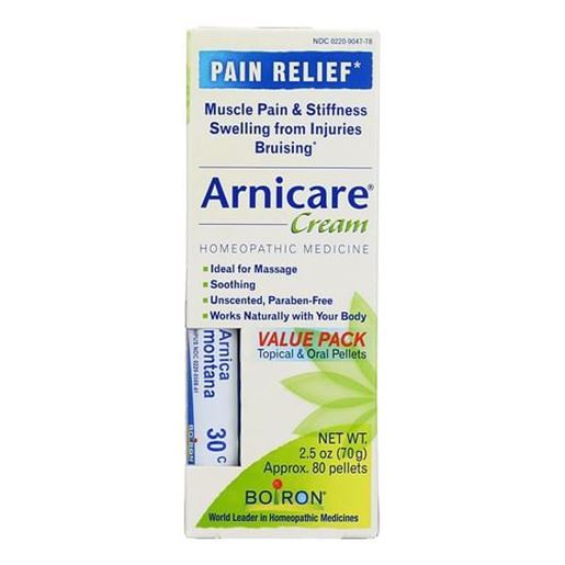 Picture of Boiron - Arnicare Cream Value Pack with 30 C Blue Tube - 2.5 oz