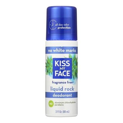 Picture of Kiss My Face Deodorant Liquid Rock Roll-On Fragrance Free - 3 fl oz