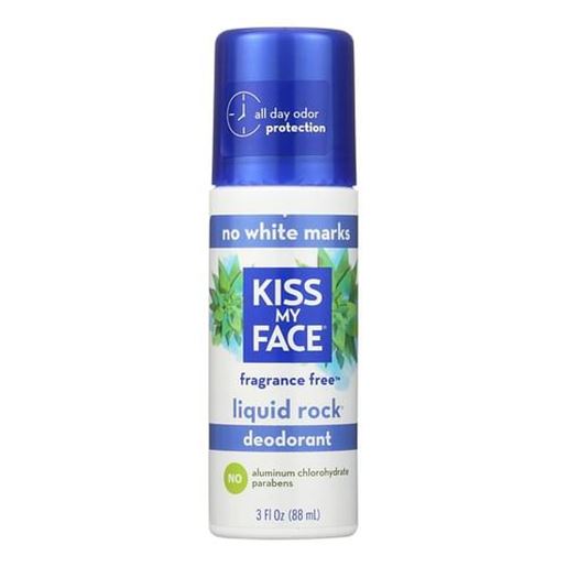 Picture of Kiss My Face Deodorant Liquid Rock Roll-On Fragrance Free - 3 fl oz