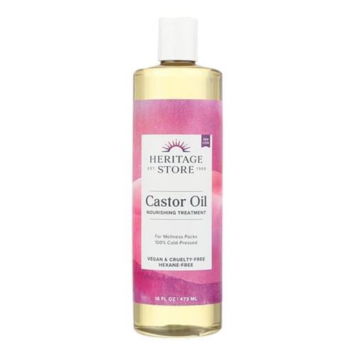 Image sur Heritage Products Castor Oil Hexane Free - 16 fl oz