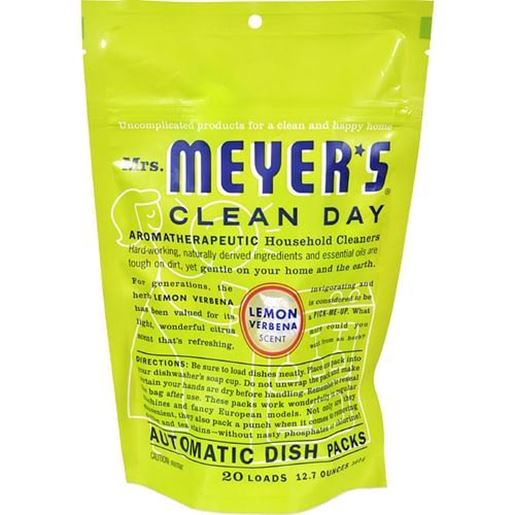 Picture of Mrs. Meyer's Clean Day - Automatic Dishwasher Packs - Lemon Verbena - 12.7 oz