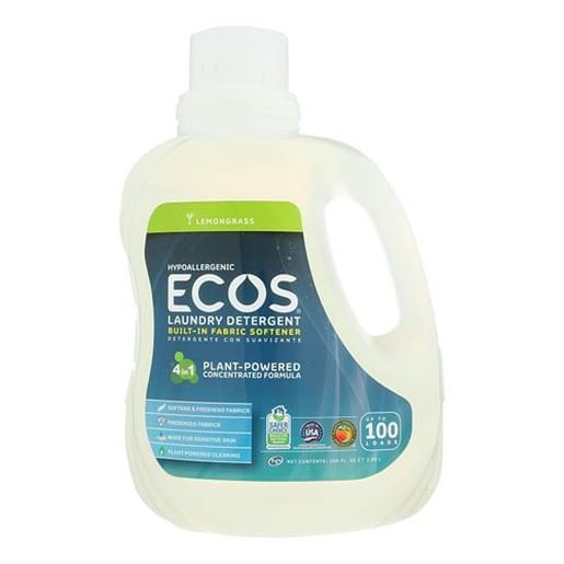 Picture of Earth Friendly Ecos Ultra 2x All Natural Laundry Detergent - Lemongrass - 100 fl oz