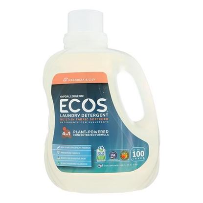 Picture of Earth Friendly Ecos Ultra 2x All Natural Laundry Detergent - Magnolia and Lily - 100 oz