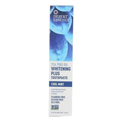 Picture of Desert Essence - Toothpaste - Tea Tree Whitening Mint - 6.25 oz