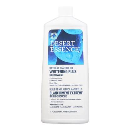 Picture of Desert Essence - Mouthwash - Tea Tree Whitening Mint - 16 fl oz