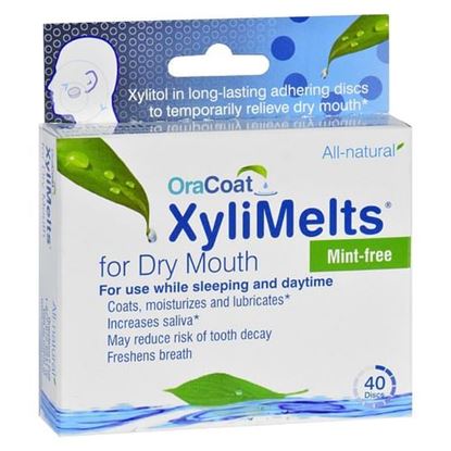 Picture of Oracoat - XyliMelts - Dry Mouth - Mint Free - 40 Count