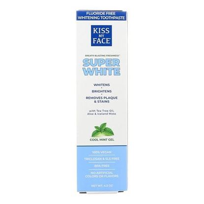 Picture of Kiss My Face Toothpaste - Whitening - Fluoride Free - Gel - 4.5 oz