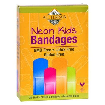 Picture of All Terrain - Bandages - Neon Kids - Assorted - 20 Count