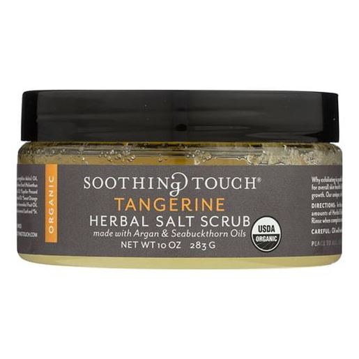 Picture of Soothing Touch Scrub - Organic - Salt - Herbal - Tangerine - 10 oz