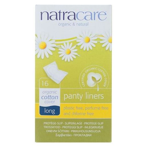 Picture of Natracare Panty Liners - Long - Wrapped - 16 Count