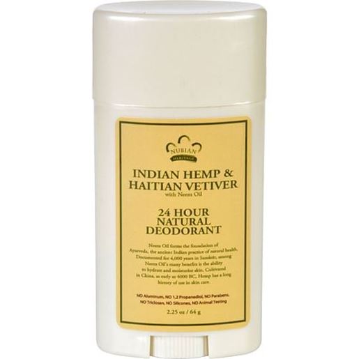 Picture of Nubian Heritage Deodorant - All Natural - 24 Hour - Indian Hemp and Haitian Vetiver - with Neem Oil - 2.25 oz