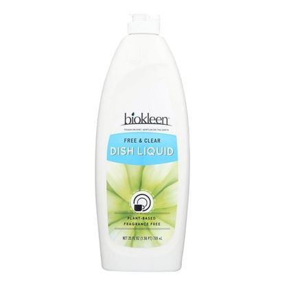 Picture of Biokleen Dish Liquid - Natural - Free and Clear - 25 oz - Case of 6