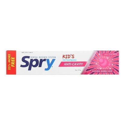 Picture of Spry Toothpaste - Kids - Bubblegum - Flouride - 5 oz