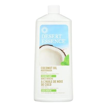 Picture of Desert Essence - Coconut Oil Mouthwash - Coconut Mint - 16 fl oz