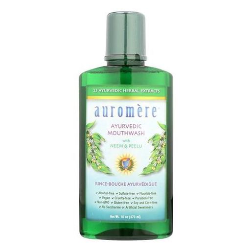 Picture of Auromere Mouthwash - Ayurvedic Mouthwash - Case of 1 - 16 oz.