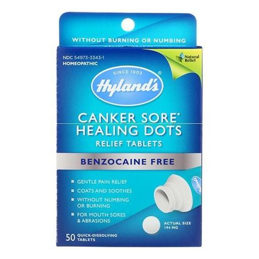 Picture of Hylands Homeopathic - Canker Sore Relief Dots - 1 Each - 50 TAB