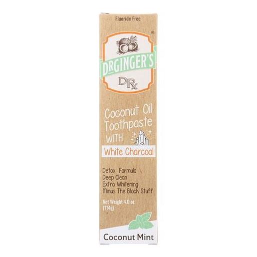 Picture of Dr. Ginger's - White Charcoal Toothpaste - 4 oz.