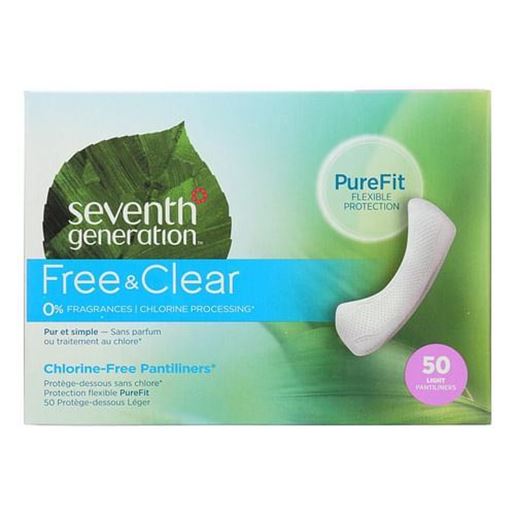 Picture of Seventh Generation - Pantiliners - Chlorine Free - Case of 6 - 50 CT