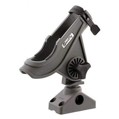 Picture of Scotty Baitcaster/Spinning Rod Holder with Combination Side/Deck Mount Gray