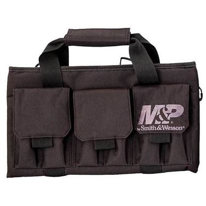 Picture of Smith & Wesson Gear Pro Tac Single Handgun Padded Pistol Bag Black