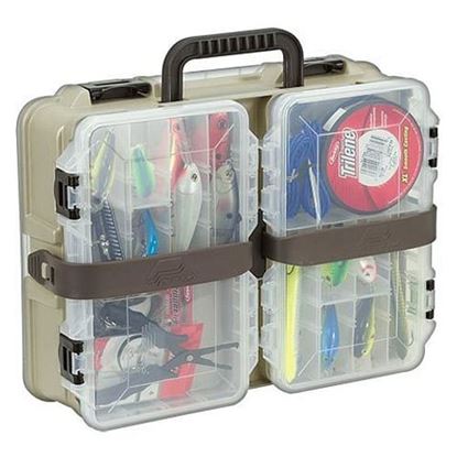 Picture of Plano Flex N Go Satchel  Sandstone  two standard 3650 Tackle