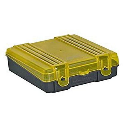 Picture of Plano 100 Count Handgun Ammo Case w hinged cover  Holds 9mm380acp caliber bullets