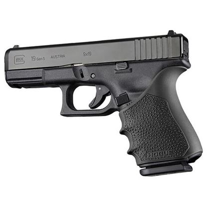 Picture of Hogue HandAll Beavertail Grip Sleeve Glock 19 23 32 38 Gen 1-2-5 Black