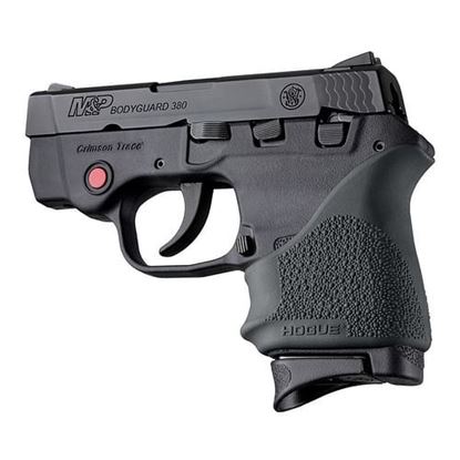 Picture of Hogue HAll Beavertail Grip Sleeve S&W Bodyguard 380 Taurus TCP  Spectrum Black