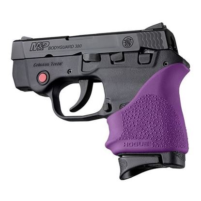 Picture of Hogue HAll Beavertail Grip Sleeve S&W Bodyguard 380 Taurus TCP  Spectrum Purple