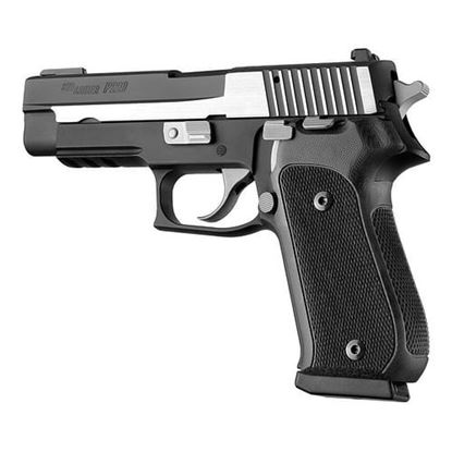 Picture of Hogue SIG Sauer P220 DA/SA American - Checkered - G10 SOLID BLACK