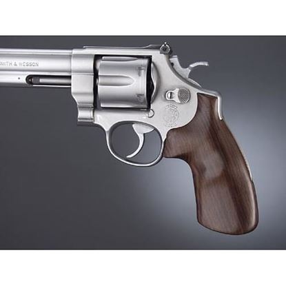 Picture of Hogue S&W N Frame Round Butt Revolver Pau Ferro Smooth Wood Grip