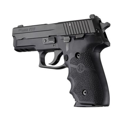 Picture of Hogue SIG Sauer P228 P229 RubberFinger Grooves Black