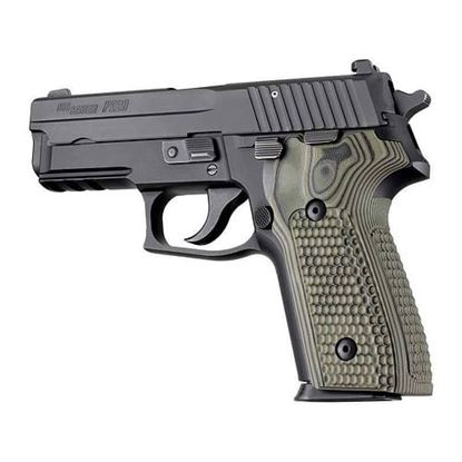 Picture of Hogue SIG Sauer P228 P229 DA SA Piranha G10 GMascus GREEN LAVA