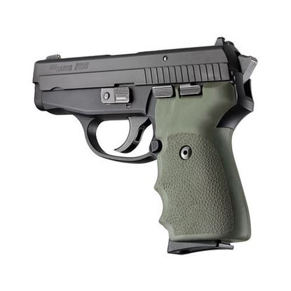 Picture of Hogue SIG Sauer P239 Rubber Grip with Finger Grooves OD Green