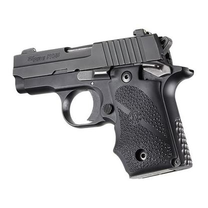 Picture of Hogue SIG Sauer P238 Rubber GripFinger Grooves Black