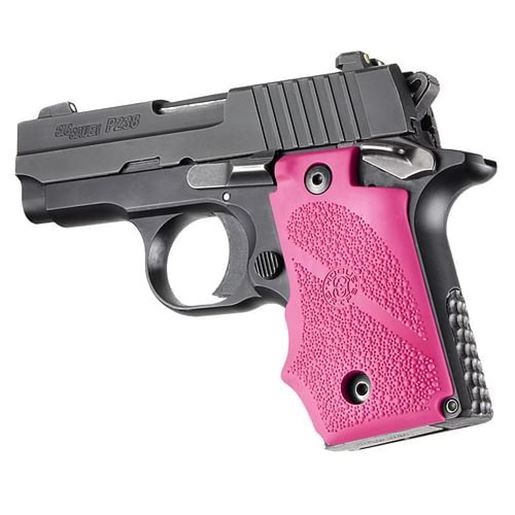 Picture of Hogue SIG Sauer P238 Rubber Grip with Finger Grooves Pink