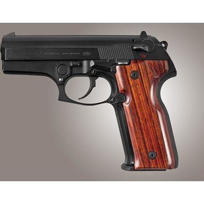 Picture of Hogue Beretta Cougar 8000 8040 8357 Cocobolo Smooth Wood Grips