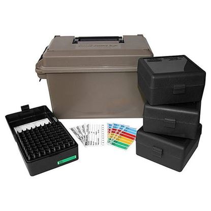 Picture of MTM 223 Ammo Can for 400 rd. Includes 4 each RS-100's Dark Earth