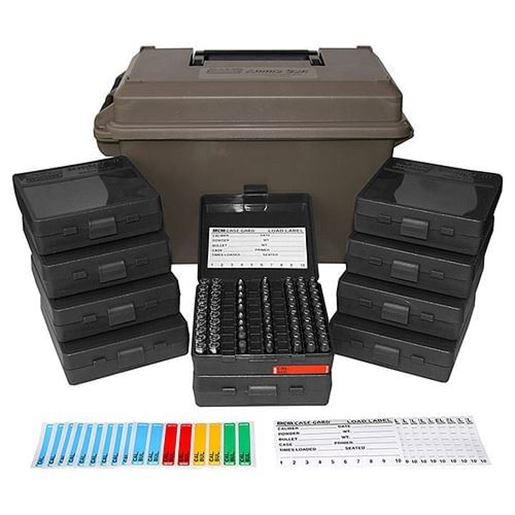 Picture of MTM 9mm Ammo Can for 1000 rd .  Includes 10 each P-100-9's Dark Earth